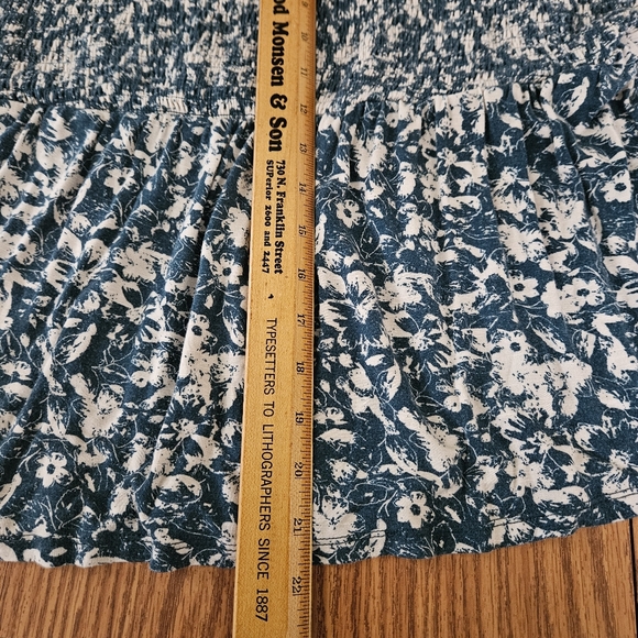 Maurices XXL Tied Halter Peplum Smocked  Bust Summer Top Vacation Beach Casual - Picture 6 of 10